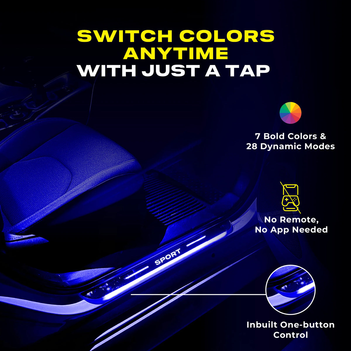 LED Door Light Pedals