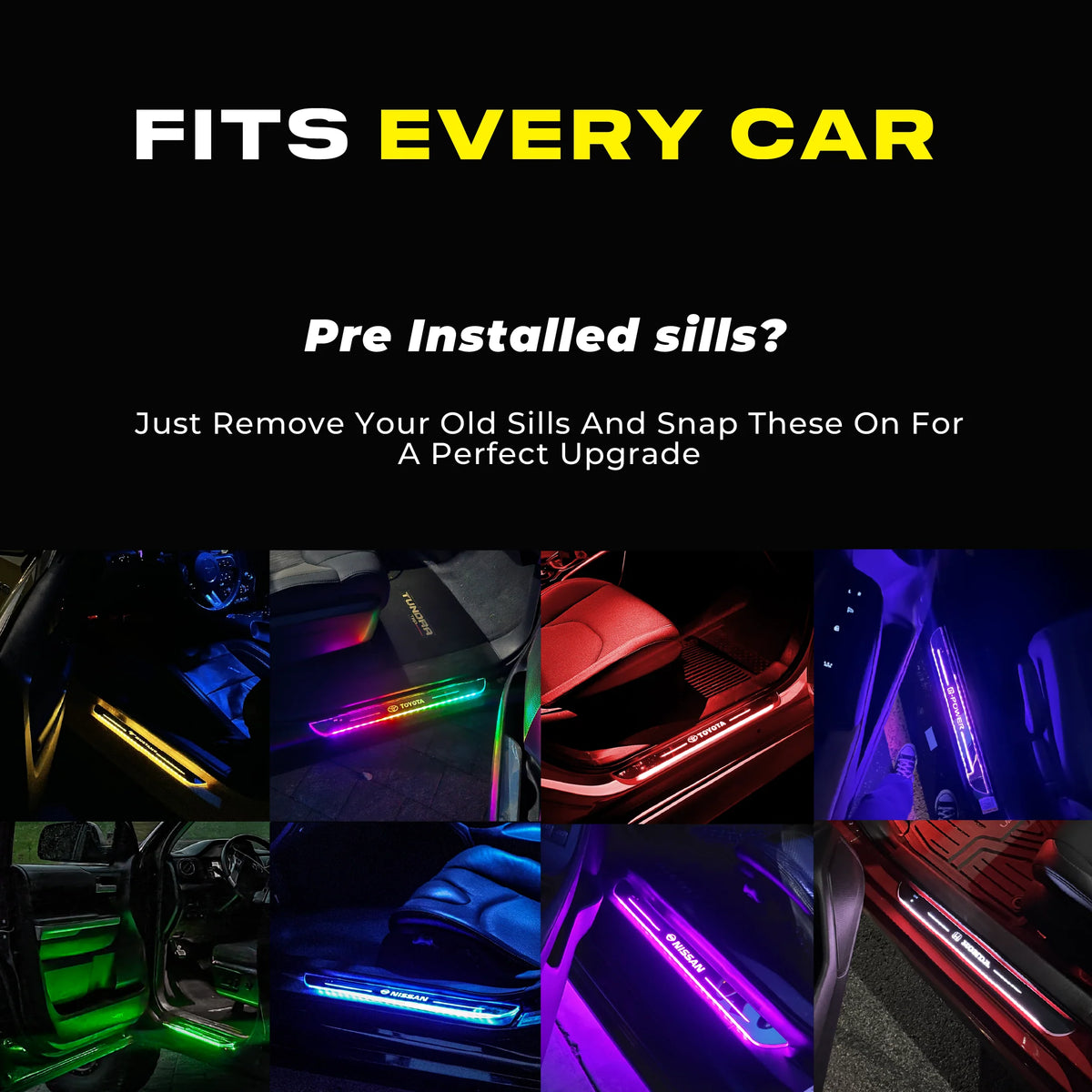 LED Door Light Pedals